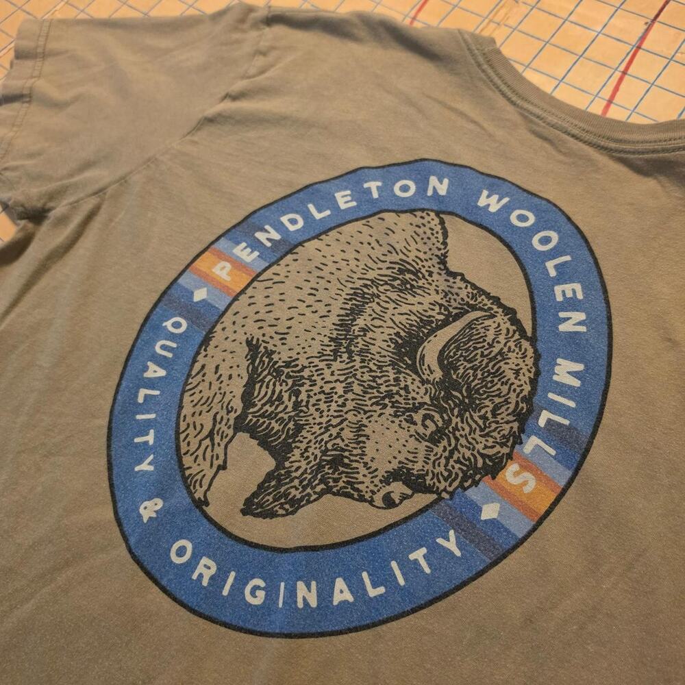 Pendleton woolen mills retro bison